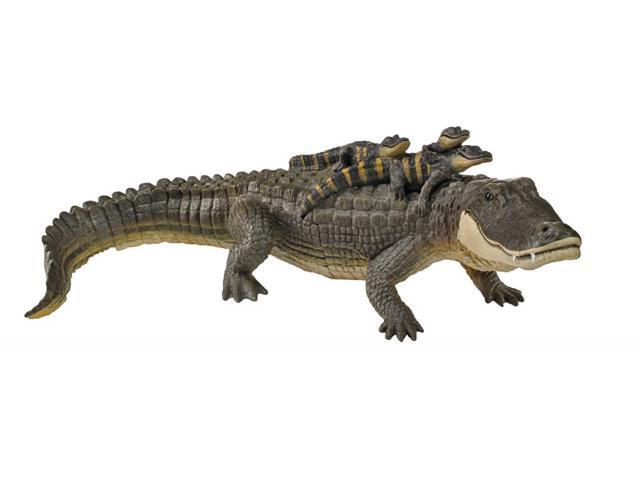 Best Alligator Babies Animal Statue Sculpture Outdoor Display Garden Lawn Decor