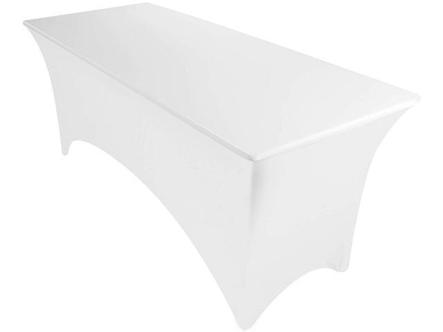 Utopia Kitchen 6 ft Stretchable Tablecloth - Spandex Tight Fit Table Cover