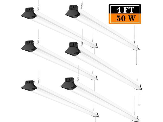 4FT Linkable LED Shop Light FaithSail 50W 4 Foot LED Light Fixtures for Workben