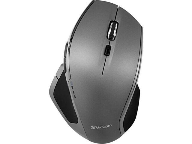 Wireless Desktop 8-Button Deluxe Blue Led Mouse - Graphite