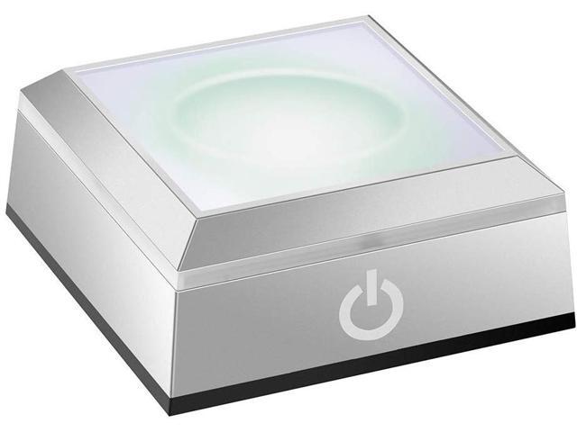 LED Light Base Spherical Show Stand 3D Laser Crystal Glass Art