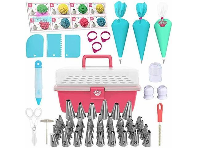 Cake Decorating Kit Cupcake Cookie Decorator Baking Tool Supplies 68 Piece New