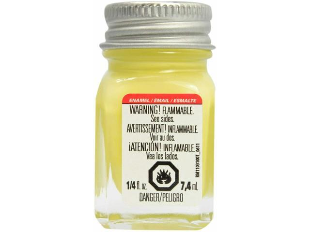 Testors 1112 Enamel Light Yellow 1/4 oz