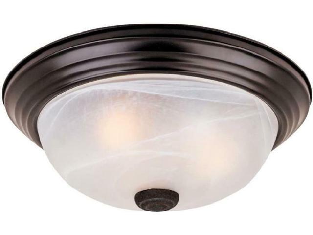 1257L-ORB-AL Flushmount Ceiling Light Oil Rubbed Bronze 3 Light 15' Fixture