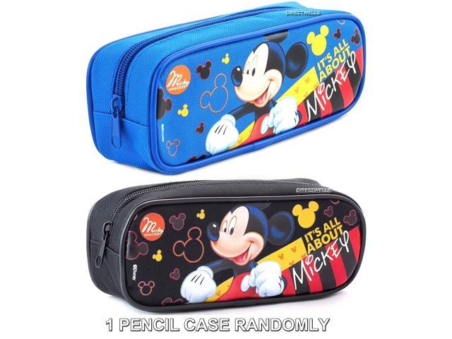 Disney Mickey Mouse ' Its All About Mickey ' Blue or Black Pencil Case (Randomly)