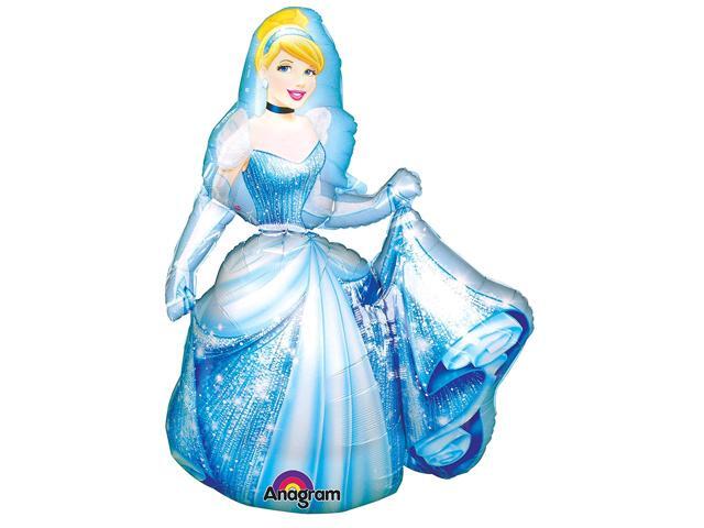 Anagram International Cinderella Air Walker Party Balloon 48' Multicolor
