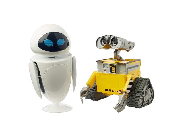 Disney Pixar WALL-E and Eve Figures [Amazon Exclusive] True to Movie Scale Character Action Dolls Highly Posable with Authentic Storytelling