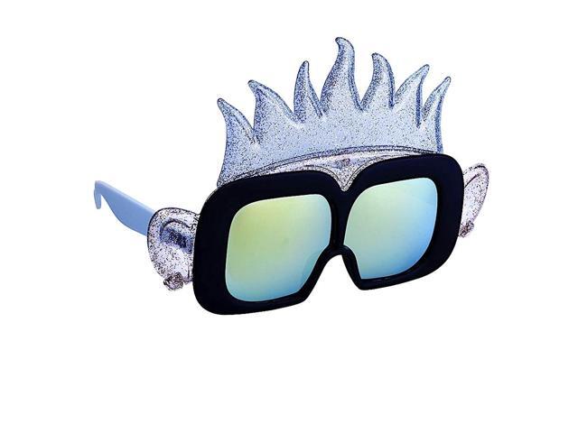 Sun-Staches Trolls World Tour: Tiny Diamond Lil Characters Child Shades Costume Party Favor UV400 Multi One Size