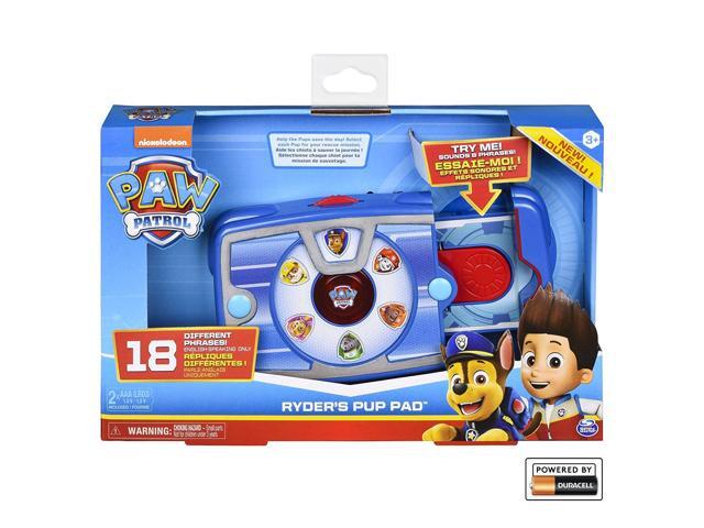 Paw Patrol Ryder's Interactive Pup Pad with 18 Sounds and Phrases for Kids Aged 3 and up