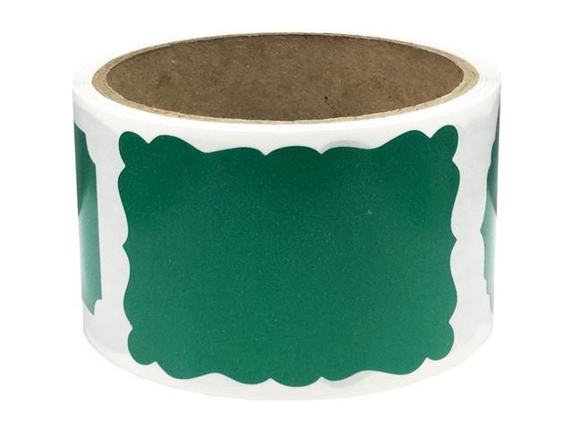 Green Gift Tags Holiday Present Stickers 2 x 3 Inch 100 Total Labels