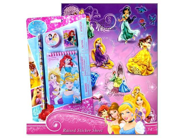 Disney Princess School Supplies for Girls (Stationary Set with Disney Princess Stickers)