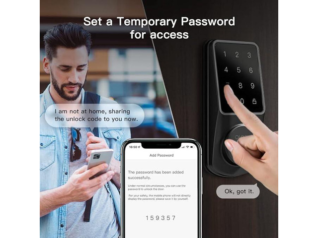 NeweggBusiness - ORVIBO WiFi Smart Lock Keyless Entry Electronic