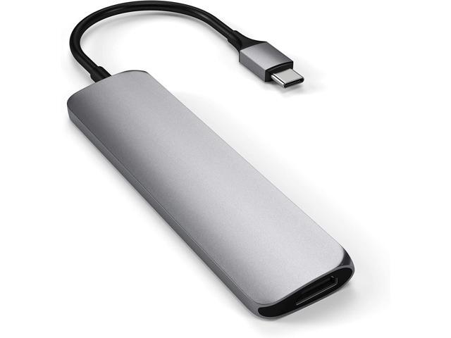 NeweggBusiness - Satechi Slim Aluminum Type-C Multi-Port Adapter 
