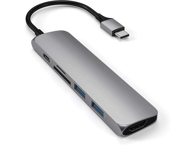 NeweggBusiness - Satechi Slim Aluminum Type-C Multi-Port Adapter 