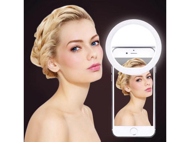 Arrive USB Charge Selfie Portable Flash Led Camera Phone Photography Ring Light Enhancing Photography for iPhone Smartphone