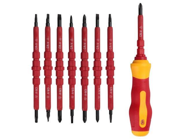 7 PCS Multi-purpose Electrican's Insulated Electrical Hand Screwdriver Tools Set