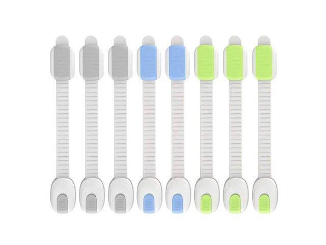 Child Safety Locks 8 Packets Of Adjustable Safety Straps For Baby Safety Closets Easy To Install By
