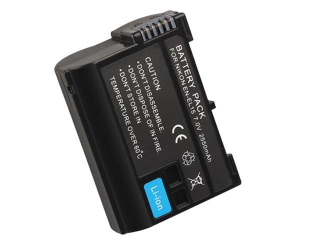 1Pcs 2550mAh EN-EL15 ENEL15 EN EL15 decoded Camera Battery For Nikon DSLR D600 D610 D800 D800E D810 D7000 D7100 D7200 V1