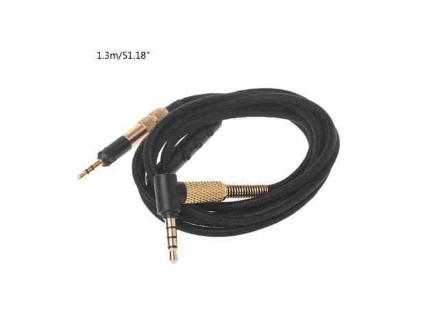 Replacement Audio Cable Headphones Silver Plated Cables With Mic For Sennheiser