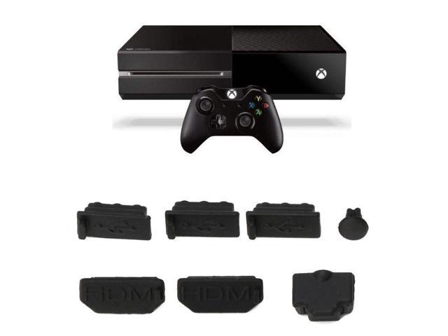 7Pcs HDMI Dust Plug Silicone Dust Proof Cover Stopper Dustproof Case Kits for Xbox One X Gaming Console