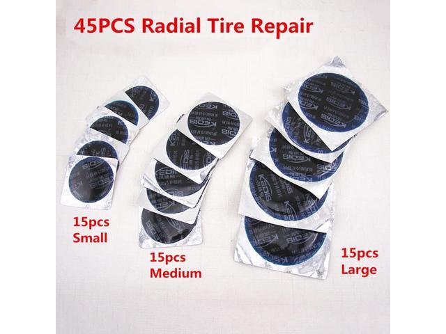 Auto 45Pcs/Set Universal Round Shape Tyre Repair Cold Patch Tire Repair Rubber Patch Tool For Car Motorcycle Tyre Repair