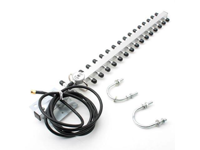 24GHz 25dbi Antenna Durable Lightweight Yagi RP-SMA Alloy Outdoor Directional Versatile Adsorption For Wireless Router WIFI