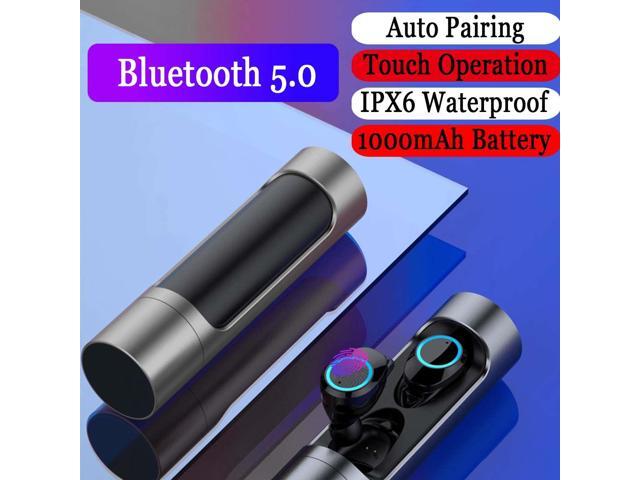 bluetooth 50 Earphones TWS Wireless Stereo Touch Control Earphone Sports Waterproof Earbud With Charging Box for Smart Phone