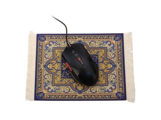 Vintage Gaming Mouse Mat Pad Persian Carpet Locking Edge Mousepad With Tassel for Laptop Computer Persian Home Decor 275x180mm