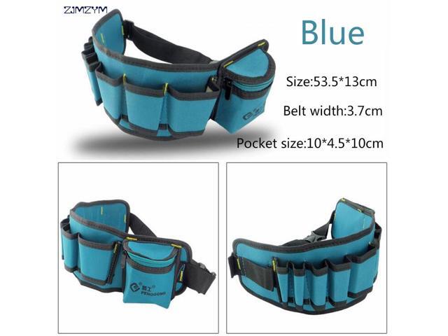 Multi-color Electricians Tool Belt Repair Pouch Pocket Tool Waist Bag Multifunctional Waterproof Carpenter Oxford cloth Tool Bag