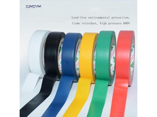 1PC 6 colors 16mm*10y(92M) waterproof insulation electrical tape electrical flame retardant PVC tape for Repairing Bonding Tool