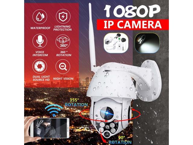 HD 1080P 2MP IP Camera Wireless WiFi Home Security Cam Two Way Audio CCTV Video with Light Bulb Outdoor Indoor Monitor