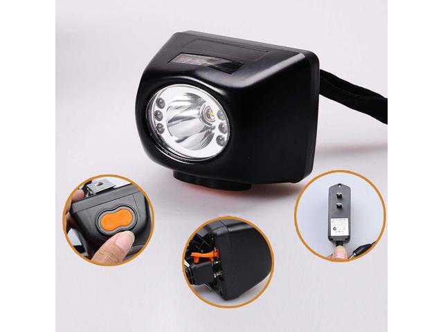 3W 4500LM Black Miners Cordless Power LED Helmet Light Lamp Torch Protective Helmet Part Workplace Safety Protection Supply