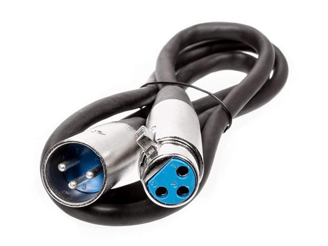 THE CIMPLE CO - XLR Male to XLR Female Microphone Extension Cable - 6mm Cable with 3P - 3 Pin Connector - For Mixers Mic Audio Consoles