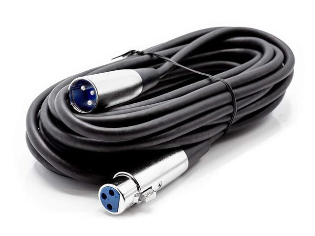 THE CIMPLE CO - XLR Male to XLR Female Microphone Extension Cable - 6mm Cable with 3P - 3 Pin Connector - For Mixers Mic Audio Consoles
