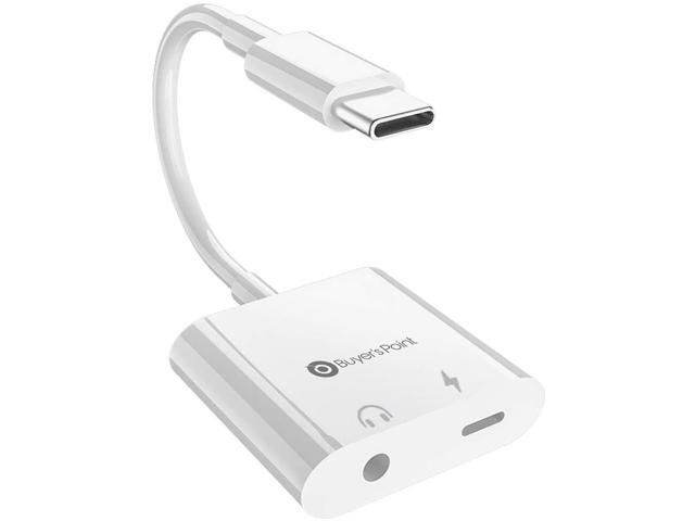 Buyer's Point USB C Headphone Adapter 2 DAC Hi-Res USB C to 35MM Audio Headphone Jack Adapter Compatible with Google Pixel2/2XL/3/3XL/50/XL 55