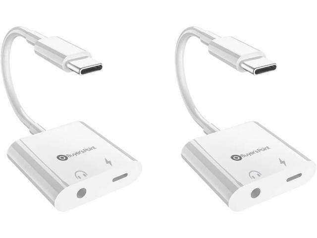 Buyer's Point USB C Headphone Adapter 2 DAC Hi-Res USB C to 35MM Audio Headphone Jack Adapter Compatible with Google Pixel2/2XL/3/3XL/50/XL 55