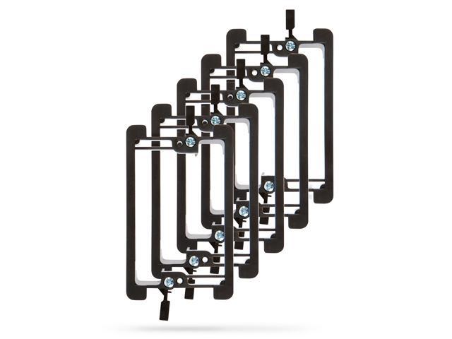 Buyer's Point Single Gang Low Voltage Mounting Bracket Device [UL Listed] for Telephone Wires Network Cables HDMI Coaxial Speaker Cables 1