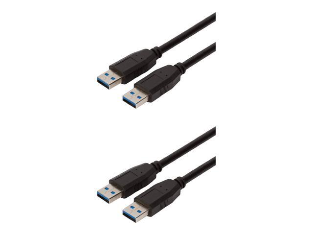 Buyer's Point SuperSpeed USB 30 (USB to USB Cable Male to Male) Type A/Type A Cable Cord for Data Transfer Hard Drive Enclosures Printers