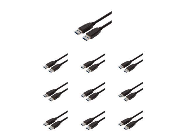 Buyer's Point SuperSpeed USB 30 (USB to USB Cable Male to Male) Type A/Type A Cable Cord for Data Transfer Hard Drive Enclosures Printers