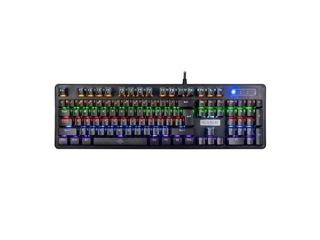 Gaming Keyboard K30 Gaming Mechanical Keyboard Blue Switch Gaming USB 104 Keycaps Gamer Keyboard with Backlight RGB