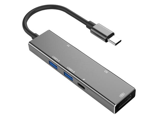 Type-C to HDMI 6 in 1 Expansion Dock USB C Hub Notebook Docking Station USB C Hub USB C to HDMI Adapter 6 in 1 USB C Hub