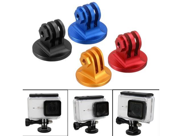 Arrival 1pc CNC 4 Colors Tripod Mount Aluminum Alloy Tripod Base Adapter For GoPro Camera