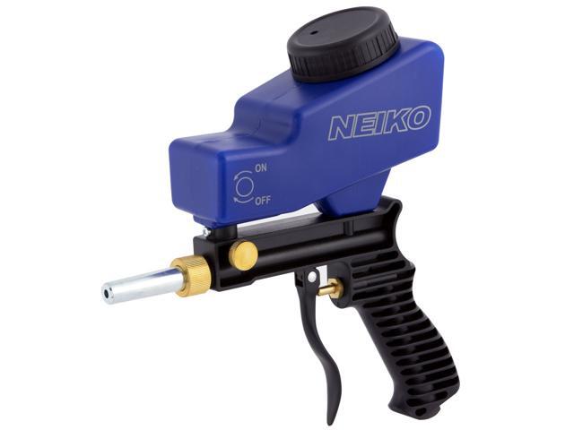 Neiko 30068A Abrasive Air Sand Blaster Handheld Gun Replaceable Steel Nozzle Various Media Compatible Gravity Feed Hopper