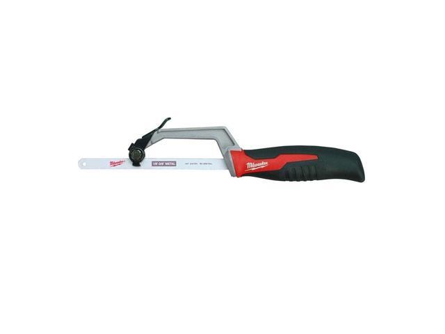 Milwaukee 48-22-0012 Compact Hand Operated Hack Saw w/ Tool-Less Blade Change (10 Inch Blade Included)