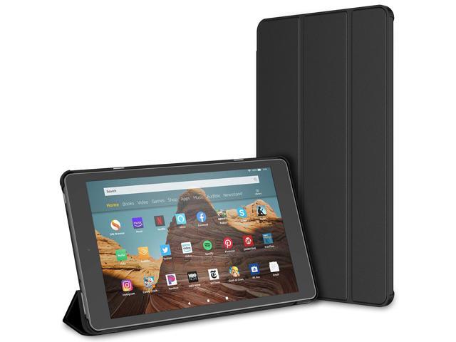 JETech Case for Amazon Fire HD 10 Tablet 101' (7th / 9th Generation 2017 Release / 2019 Release) Smart Cover with Auto Sleep/Wake Black