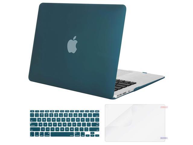 MOSISO Plastic Hard Shell Case & Keyboard Cover & Screen Protector Only Compatible with MacBook Air 13 inch (Models: A1369 & A1466 Older Version