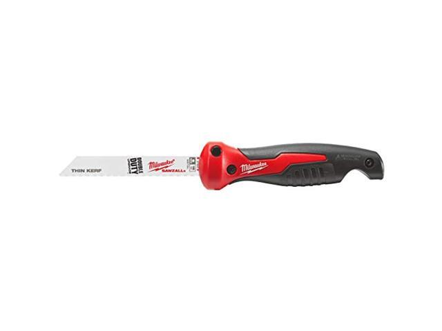 Milwaukee 48-22-0305 6 Inch Folding Jab Saw Compatible with Sawzall Reciprocating Saw Blades (Multi Purpose Blade Included)