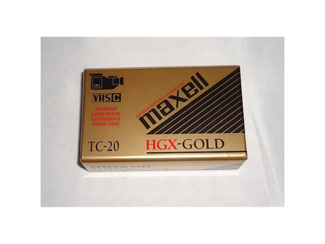 NeweggBusiness - Maxell HGX-Gold 20 Special Event - Blank VHS-C Tape