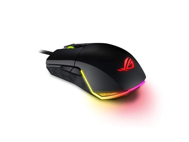 ASUS Optical Gaming Mouse - ROG Pugio Ergonomic & Truly Ambidextrous PC Gaming Mouse Configurable & Swappable Side Buttons 7200 DPI Optical