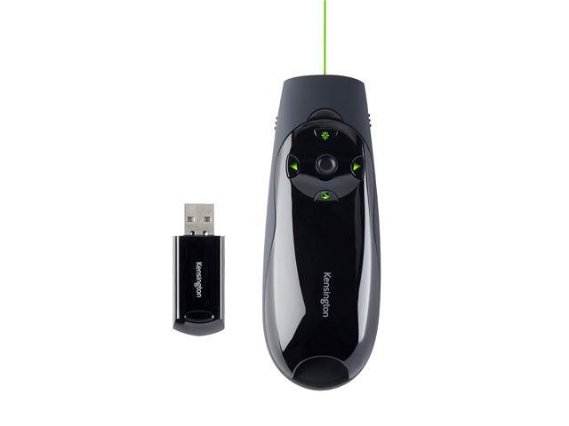 Kensington Expert Wireless Presenter with Green Laser Pointer and Cursor Control (K72426AMA)